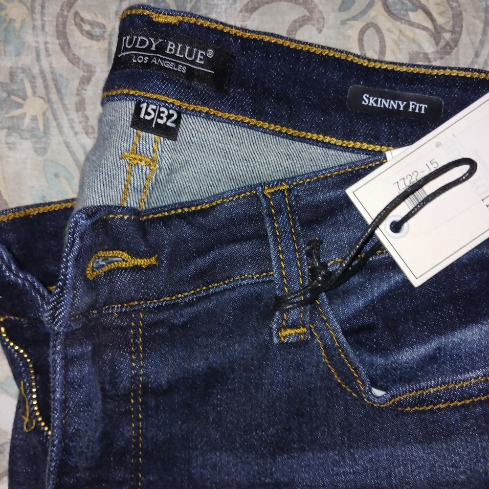 Judy Blue, skinny fit, 15/32, dark blue jeans